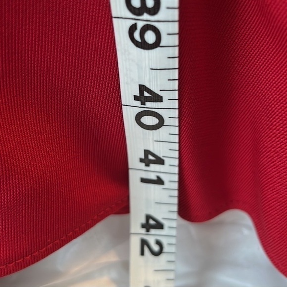 Petite Sophisticate,Rich Red,Chest-Enhancing, Cocktail Dress,Eye-Catching Design - Picture 10 of 10